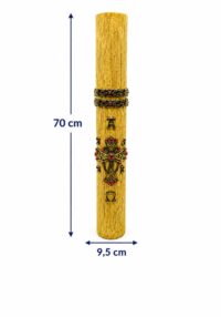 Cirio Pascal Colecao Super Luxo 70x9,5cm Ouro Rico
