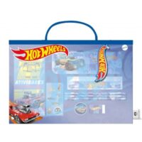 Hot Wheels - Livro Maleta Divertida com Lapis e Cartela de Adesivos