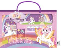 Unicornios - Livro Maleta Divertida com Lapis e Cartela de Adesivos